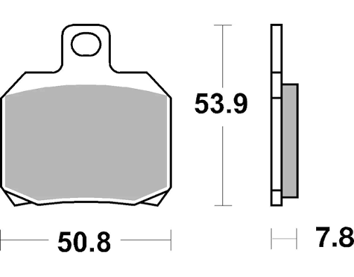 Brembo Cabon Ceramic Brake Pads 07BB20CC - Rear