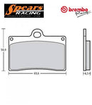 Brembo Z04 Sintered Racing Brake Pads M538 (2x Packs)-3