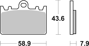 Brembo Sinter Racing Brake Pads 07KA14SR (2x Packs)