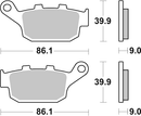 Brembo Sinter Road Brake Pads 07HO53SP - Rear-2