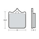 Brembo Z04 Sintered Racing Brake Pads M478 (2x Packs)-2