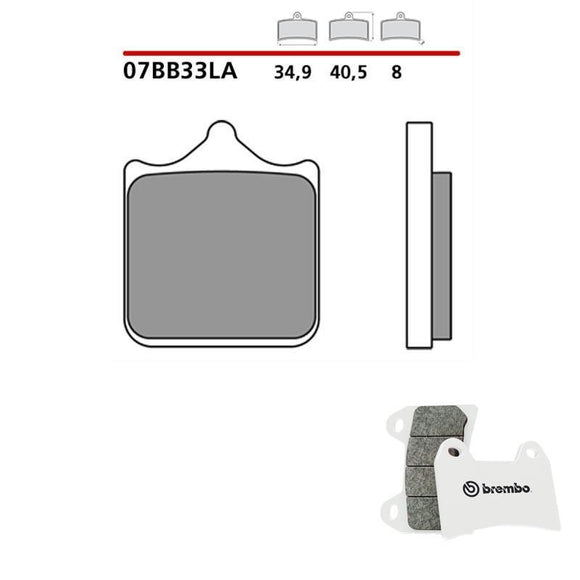 Brembo Sinter Long Life Brake Pads 07BB33LA (Single Pack)