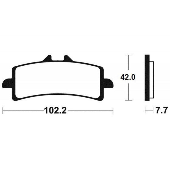 Brembo Genuine Sinter Brake Pads 07BB3793 (2x Packs)