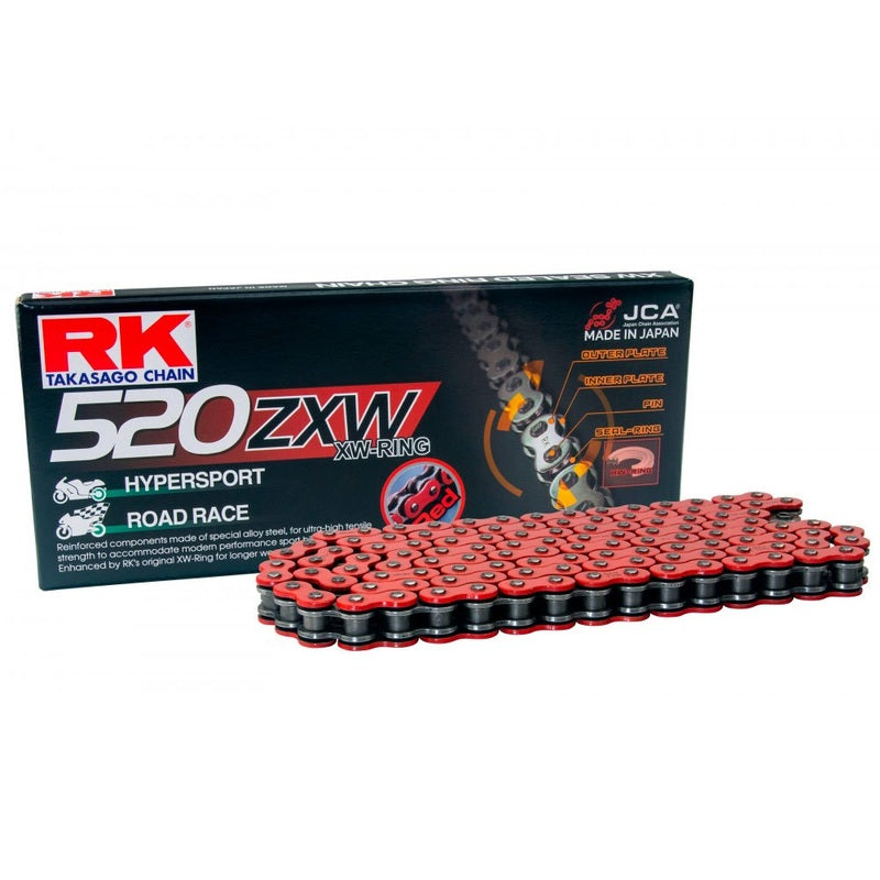 Buy red RK 520 ZXW XW-Ring Chain 120 Links - Choice of Colour