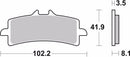Brembo Genuine Sinter Brake Pads 07BB3791 (2x Packs)-3