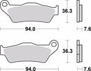 Brembo Sinter Off Road Brake Pads 07BB04SD-3