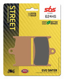 SBS 624HS Street Sinter Brake Pads (Full Front Set - 2 Packs)-3