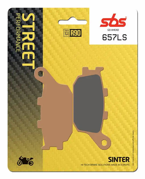 SBS 657LS Street Sinter Rear Brake Pads
