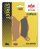 SBS Street Sinter Brake Pads 671HS (Full Front Set - 2 Packs)-3
