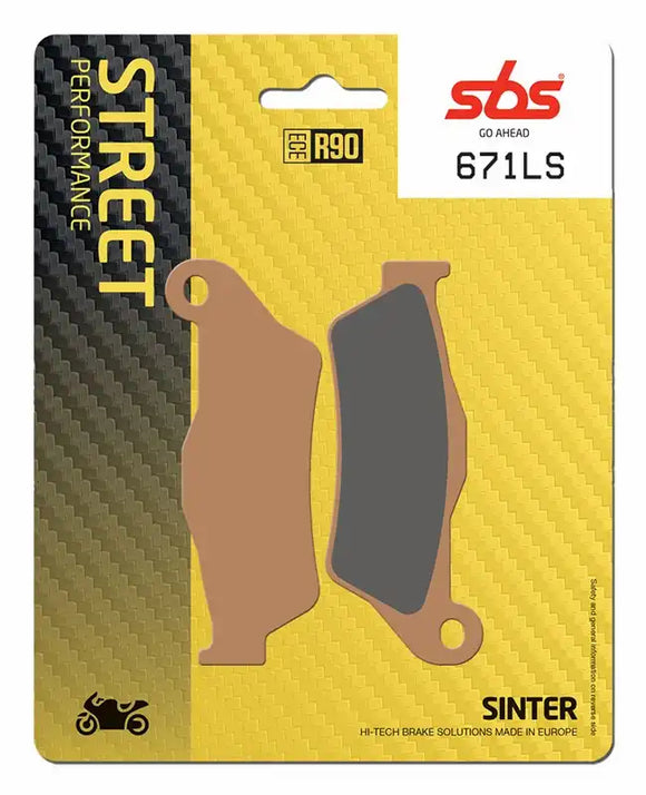 SBS Street Sinter Brake Pads 671LS - Rear