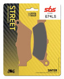 SBS Street Sinter Brake Pads 674LS - Rear-3