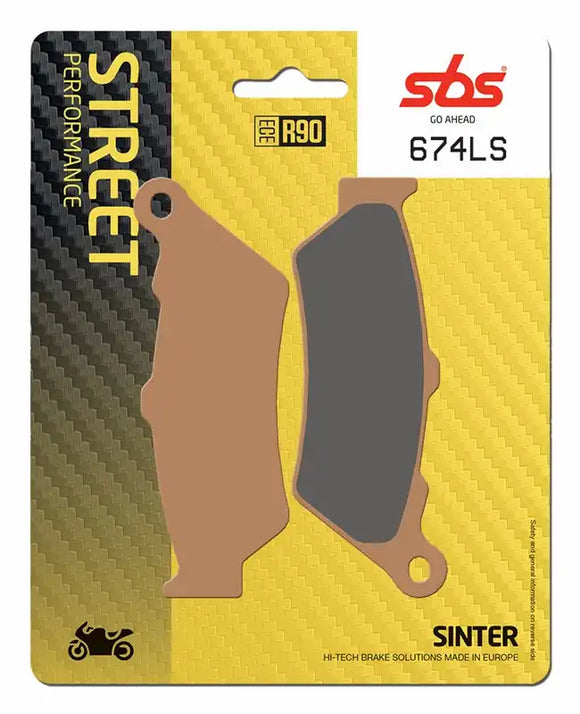 SBS Street Sinter Brake Pads 674LS - Rear