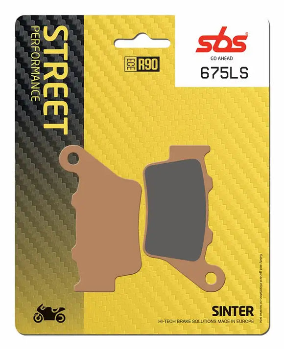SBS Street Sinter Rear Brake Pads 675LS