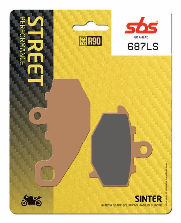 SBS 687LS Street Sinter Rear Brake Pads