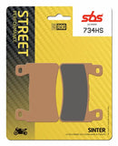 SBS 734HS Street Sinter Brake Pads (Full Front Set - 2 Packs)-3