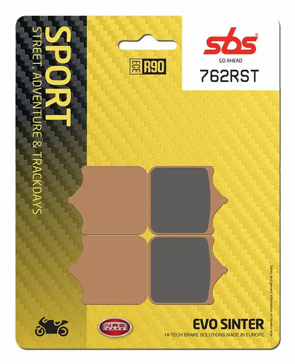 SBS 762RST Racing Sinter Brake Pads (Full Front Set - 2 Packs