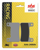 SBS 806DC Dual Carbon Racing Brake Pads (Full Front Set - 2 Packs)-3
