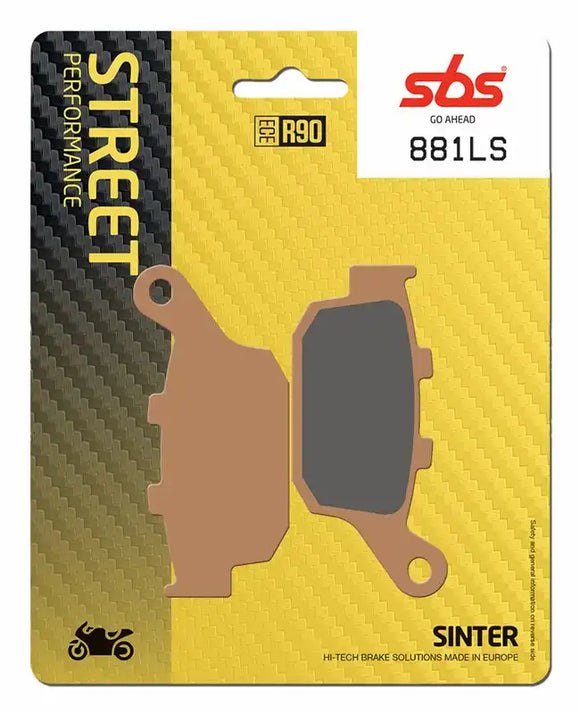 SBS Street Sinter Brake Pads 881LS - Rear