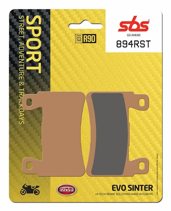 SBS 894RST Racing Sinter Brake Pads (Full Front Set - 2 Packs)
