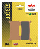 SBS 947HS Street Sinter Brake Pads (Full Front Set - 2 Packs)-3