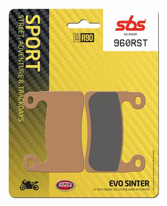 SBS 960RST Racing Sinter Brake Pads (Full Front Set - 2 Packs)