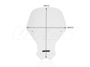 WRS Standard Windscreen Honda CRF1100L 2020-2023 HO030T - Transparent-6