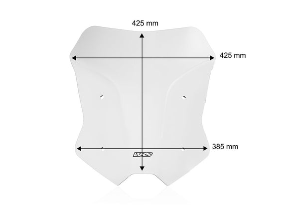 WRS Intermedio Windscreen Yamaha Tracer 9 GT/GT+ 2025> YA043T - Transparent