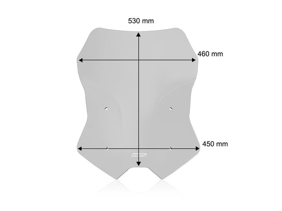 WRS Touring Windscreen Yamaha Tracer 9 GT/GT+ 2025> YA042F - Smoke