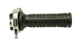 Domino Single Cable Throttle 0346.03 Chrome Lario with Grips