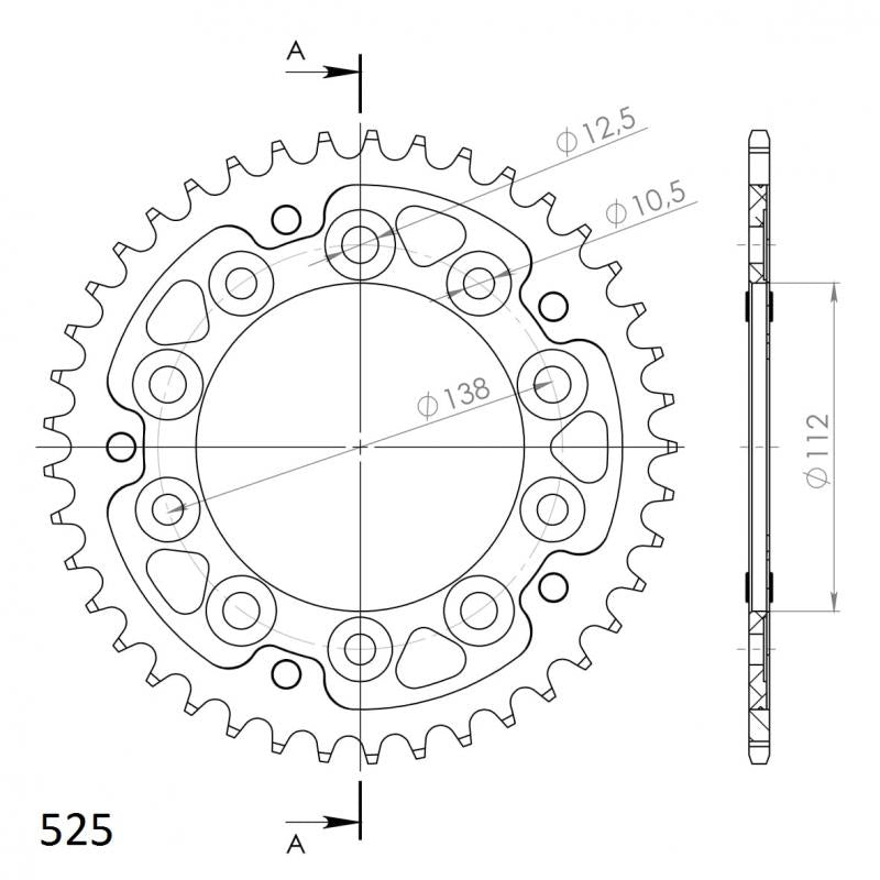 Supersprox Stealth Rear Sprocket RST-1304:41