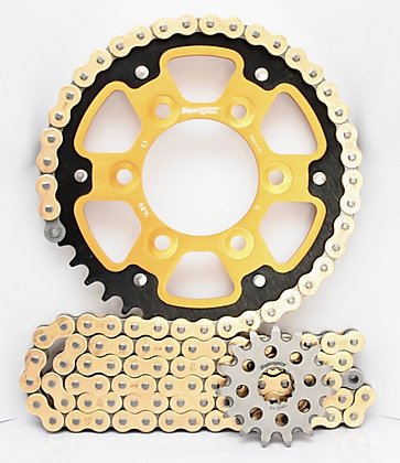 Supersprox Chain & Sprocket Kit for Kawasaki ZX7RR 96-99 - Standard Gearing