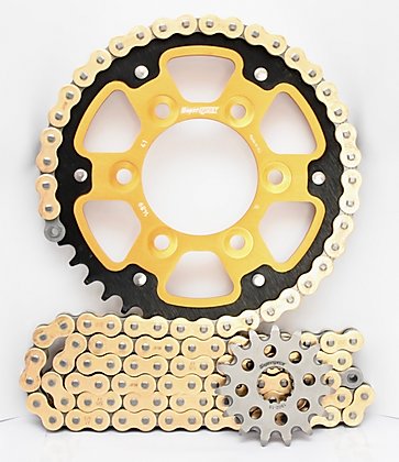 Supersprox Chain & Stealth Sprocket Kit for Kawasaki ZX-6R 2019> - Standard Gearing