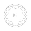 Brembo Serie Oro Fixed Brake Disc - Front (168.B407.D6)-2