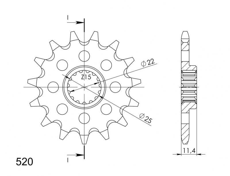 Supersprox Steel Front Sprocket CST-1902:16