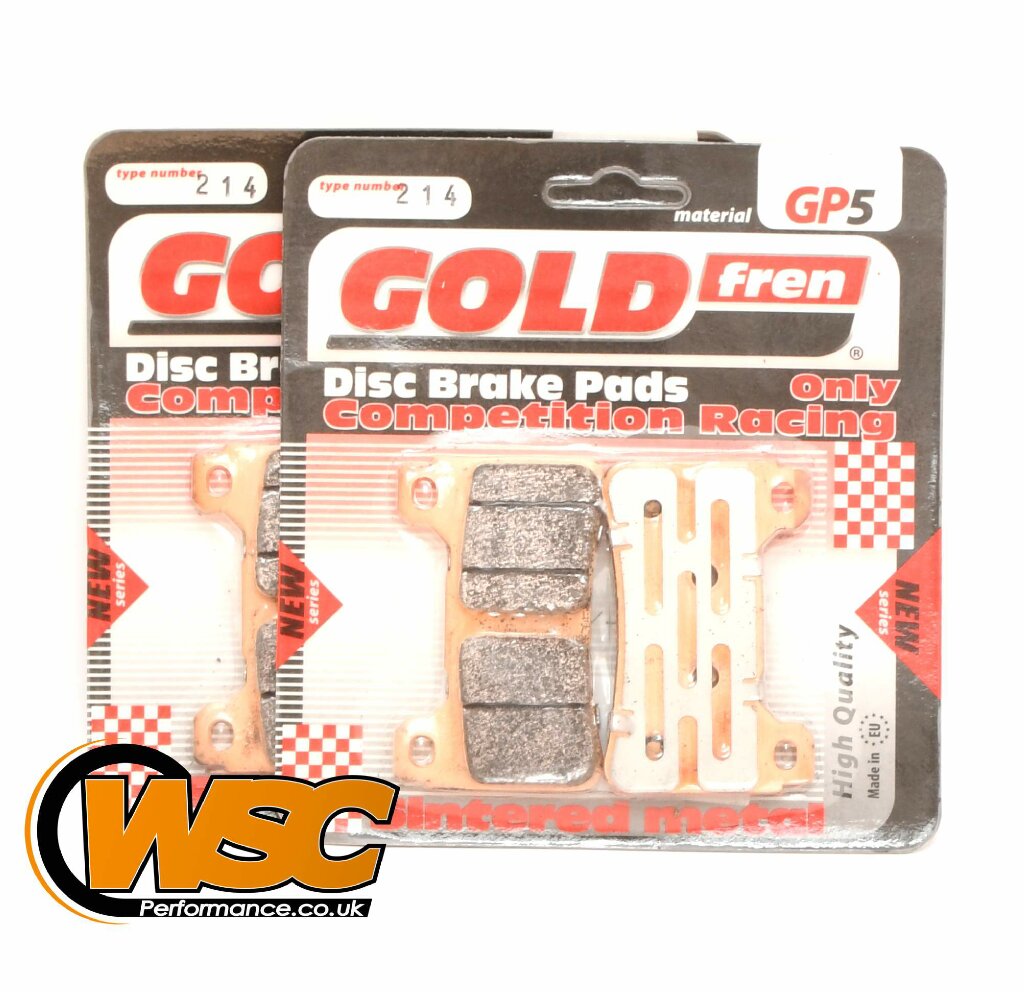Goldfren Sintered Racing Brake Pads GP5 214