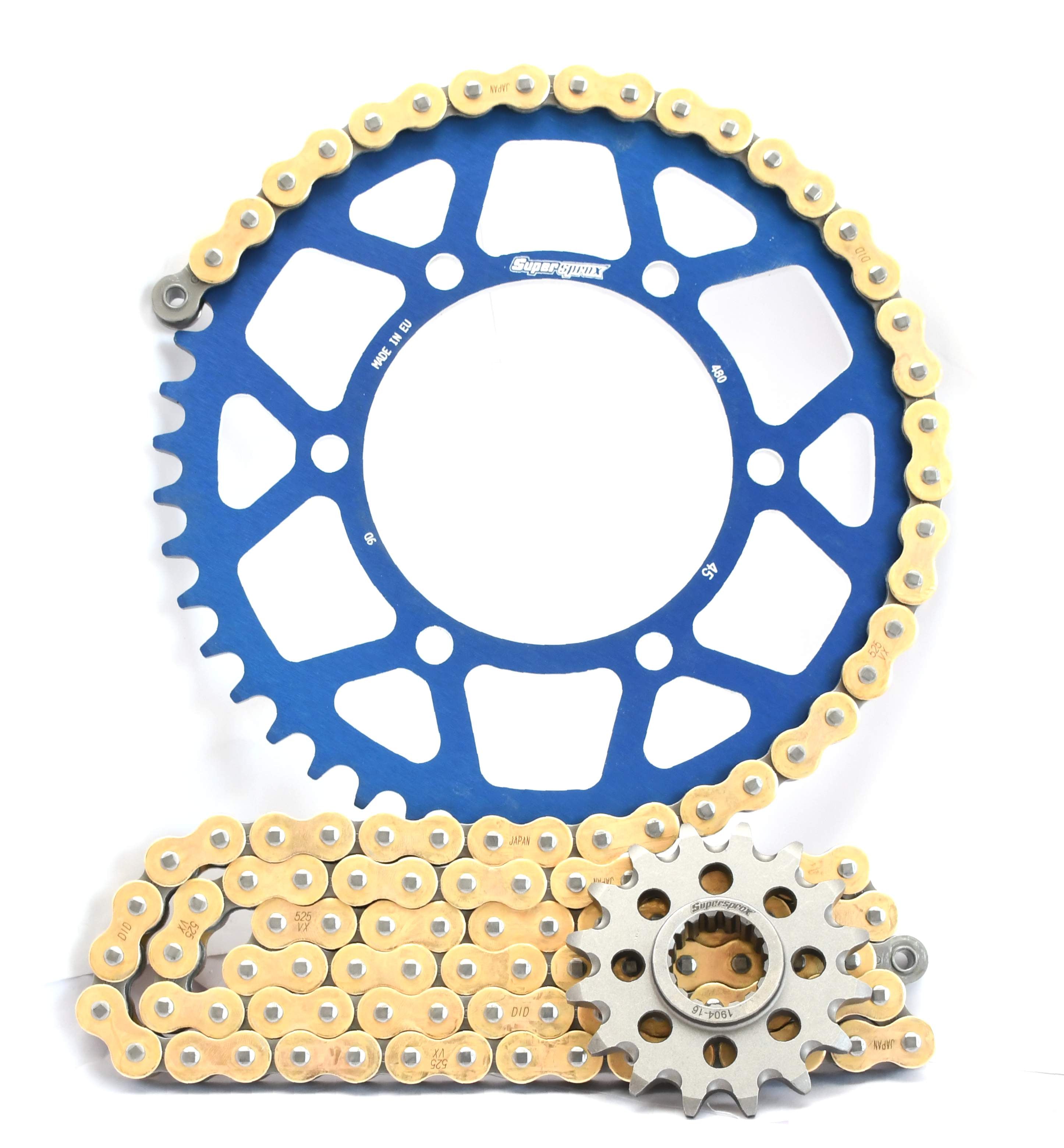 Supersprox/DID Chain & Sprocket Kit - Yamaha R6 06> Choose Your Gearing