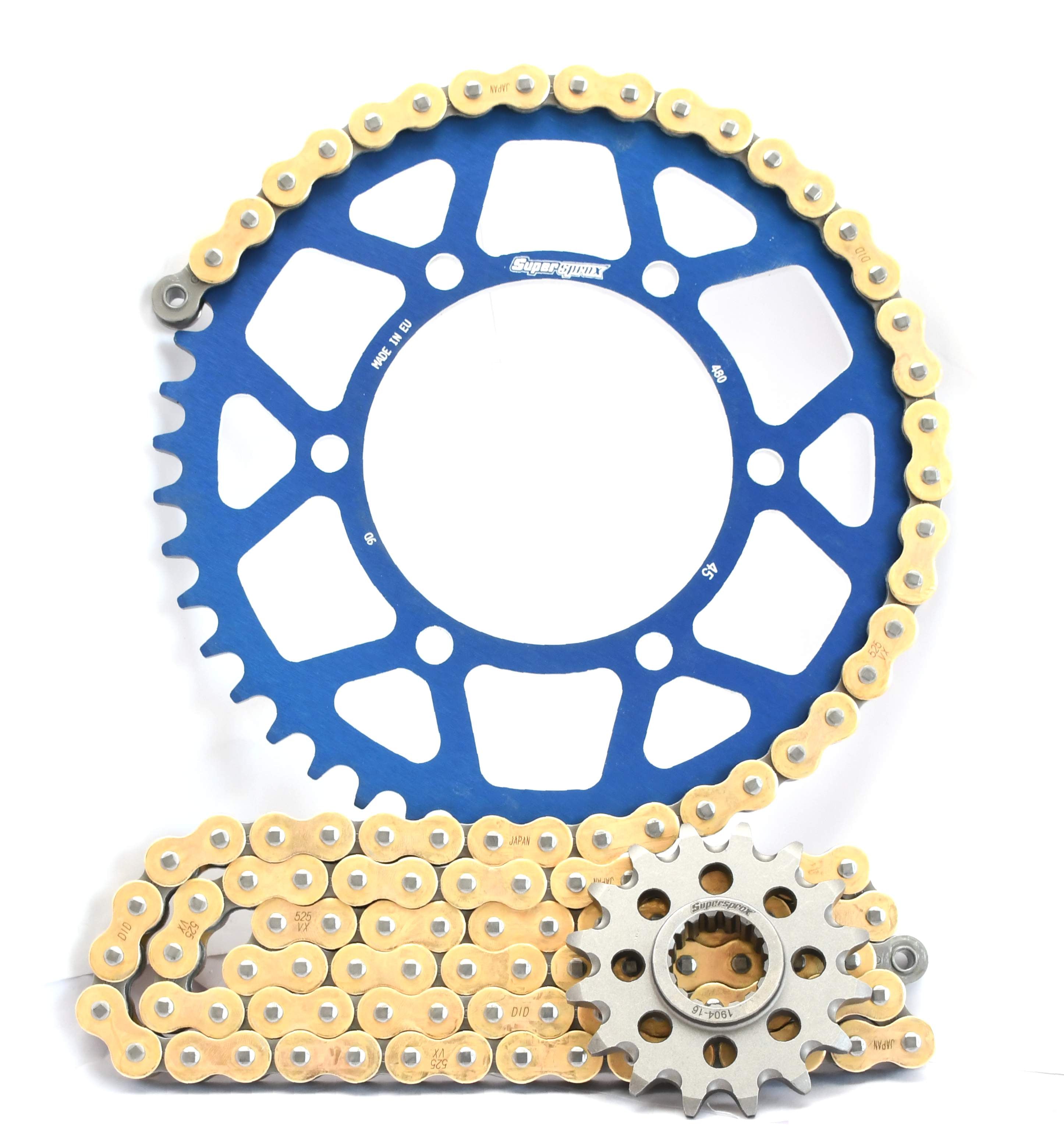 Supersprox/DID Chain & Sprocket Kit Yamaha YZF R1 1998-2014 - Choose Your Gearing