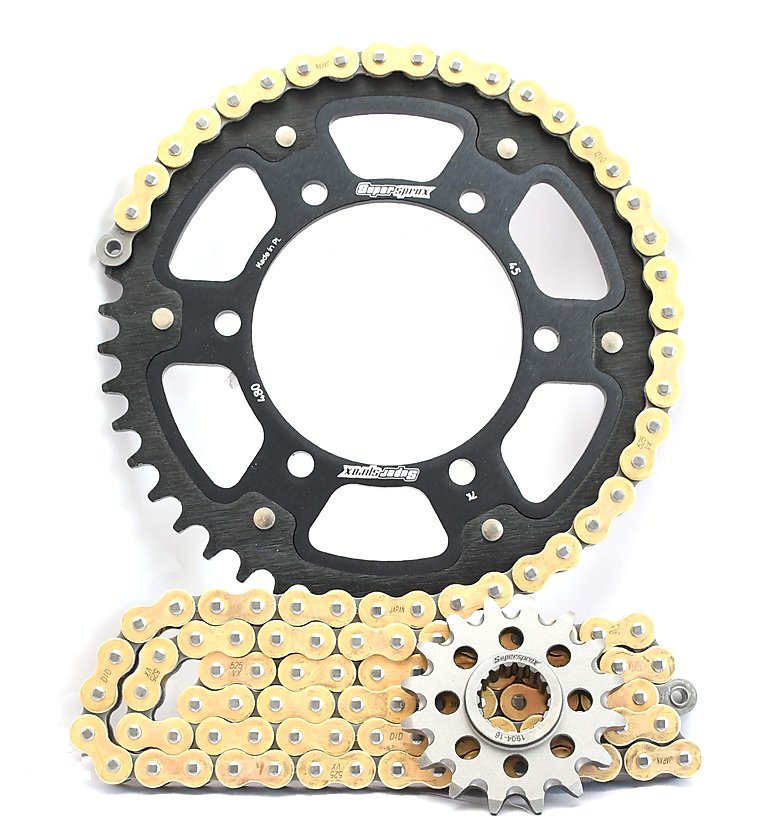 Supersprox Stealth and DID Chain & Sprocket Kit for Ducati Panigale 899 2013-2015 - Standard Gearing