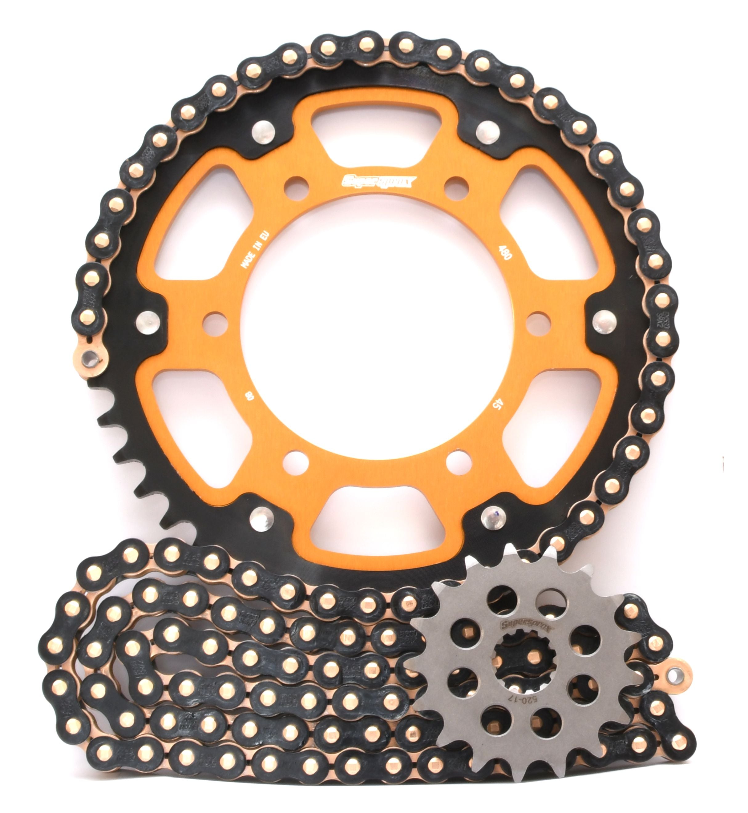 Supersprox Chain & Sprocket Kit for Yamaha YZF R1 2009-2014 - Standard Gearing