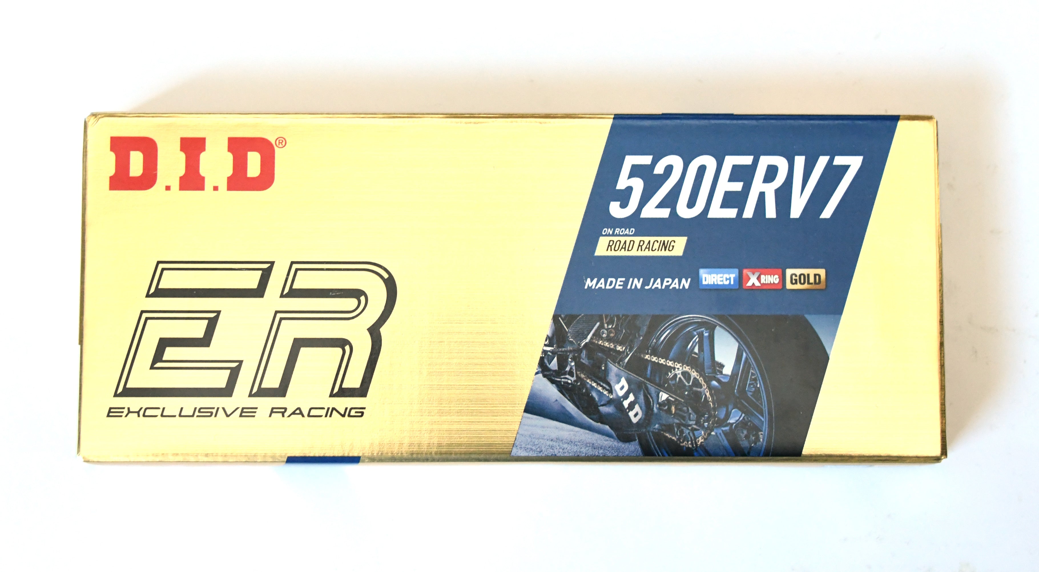 DID 520 ERV7 Racing chain - 120 Links - Gold | WSC Performance