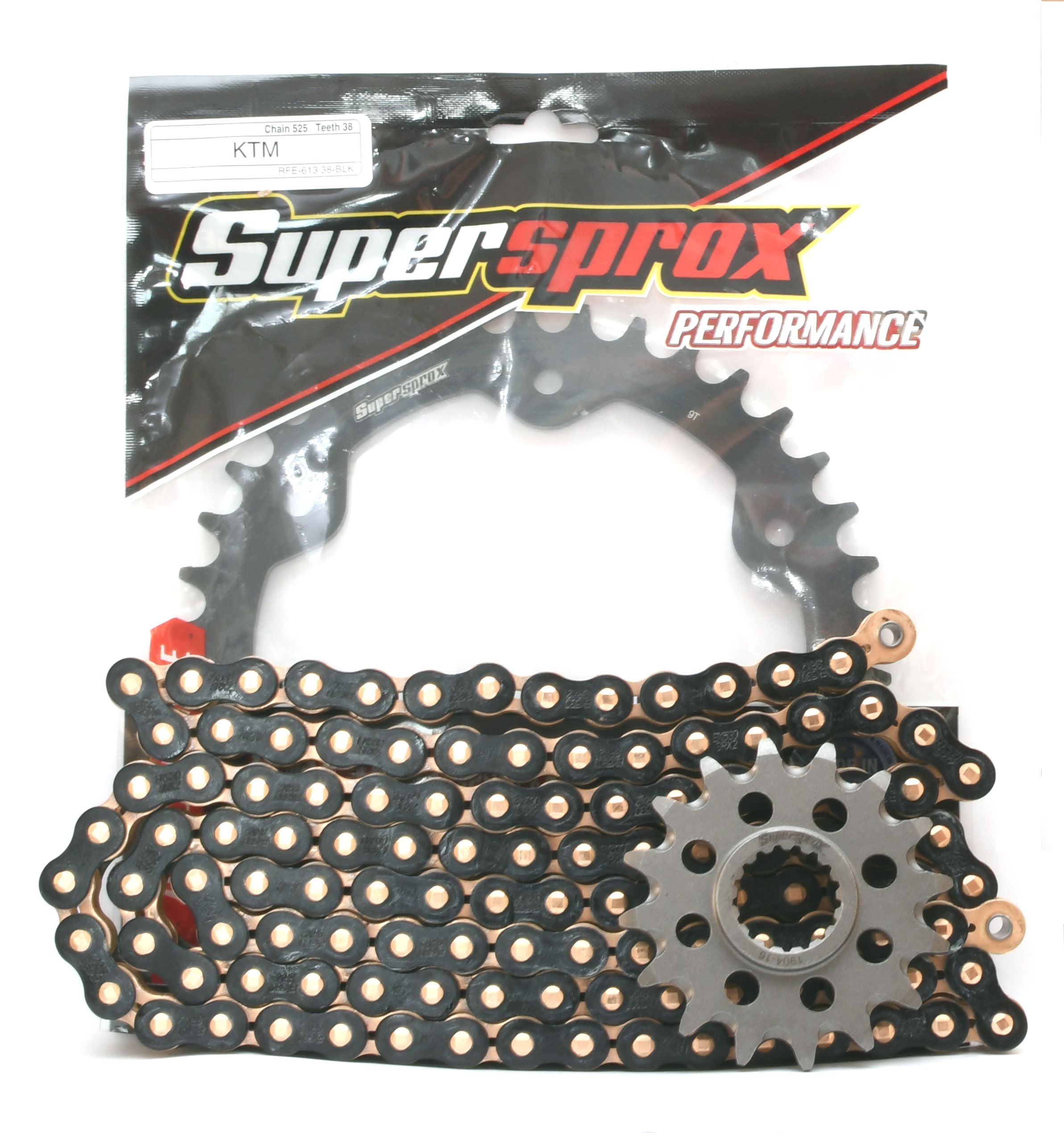 Supersprox Chain & Sprocket Kit for KTM 1290 Superduke - Standard Gearing