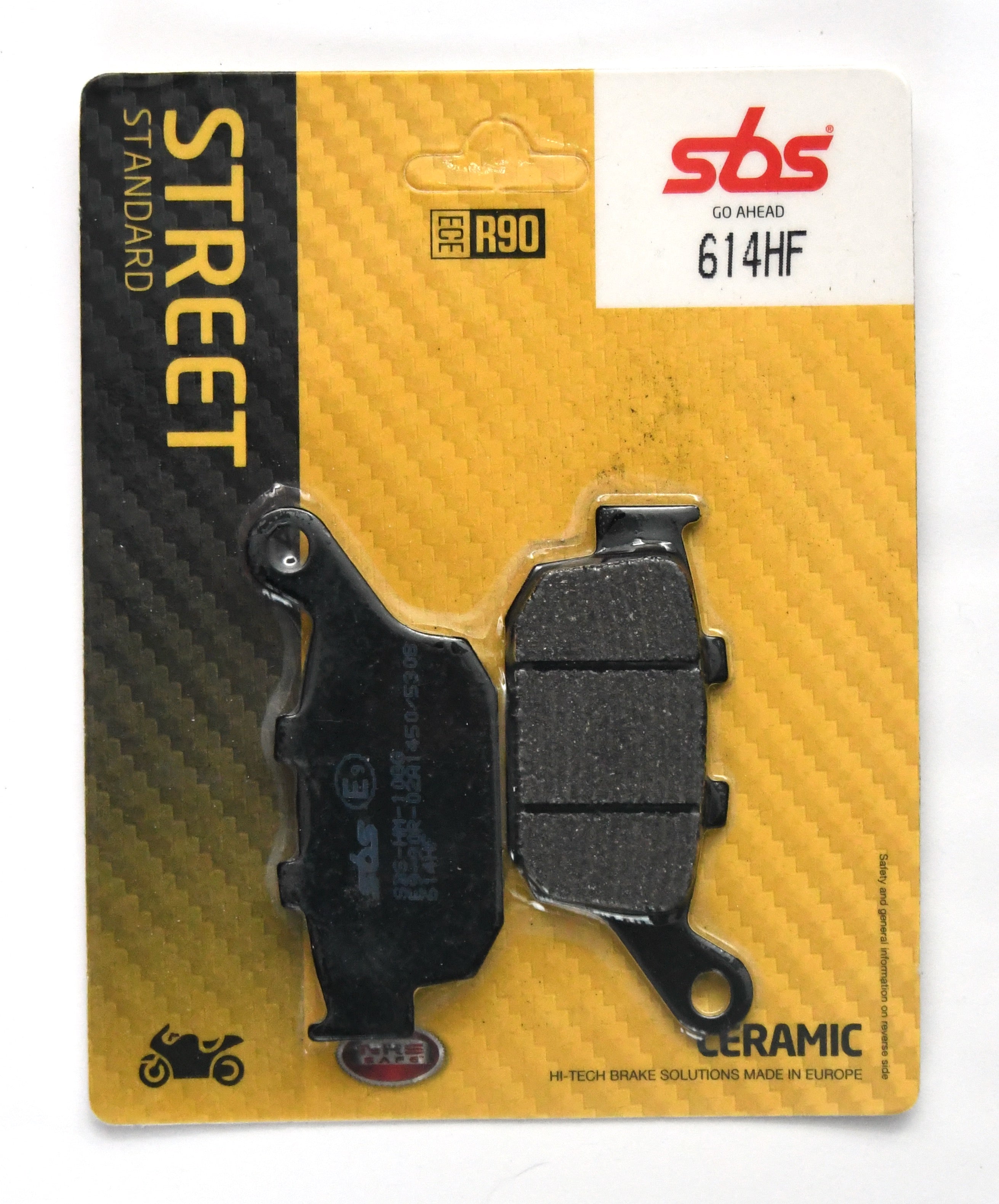 SBS Ceramic Brake Pads 614HF - Rear