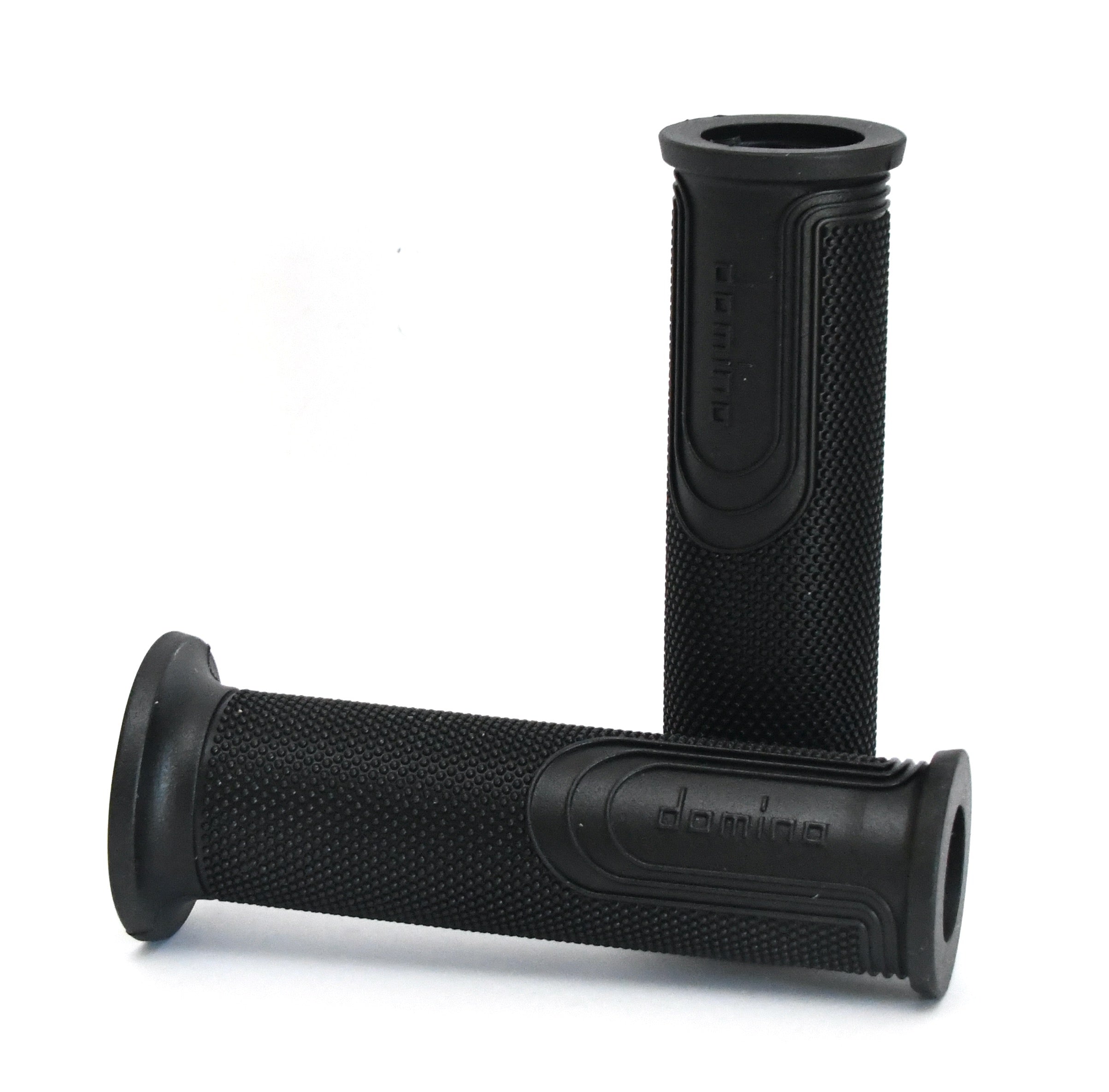 Domino Stradale Black Road Grips with Open Ends 6274.82.40