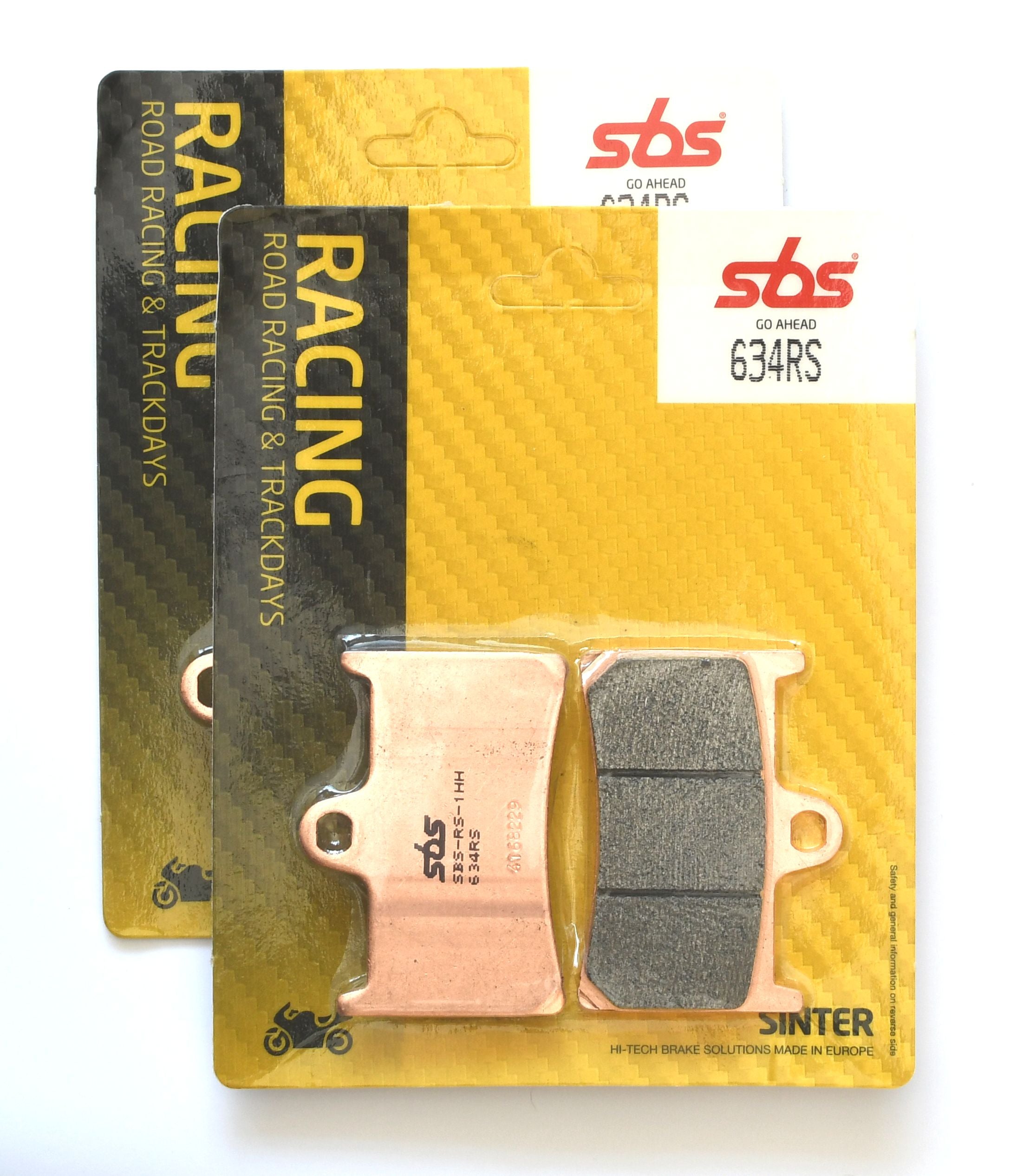 SBS 634RST Racing Sinter Brake Pads (Full Front Set)
