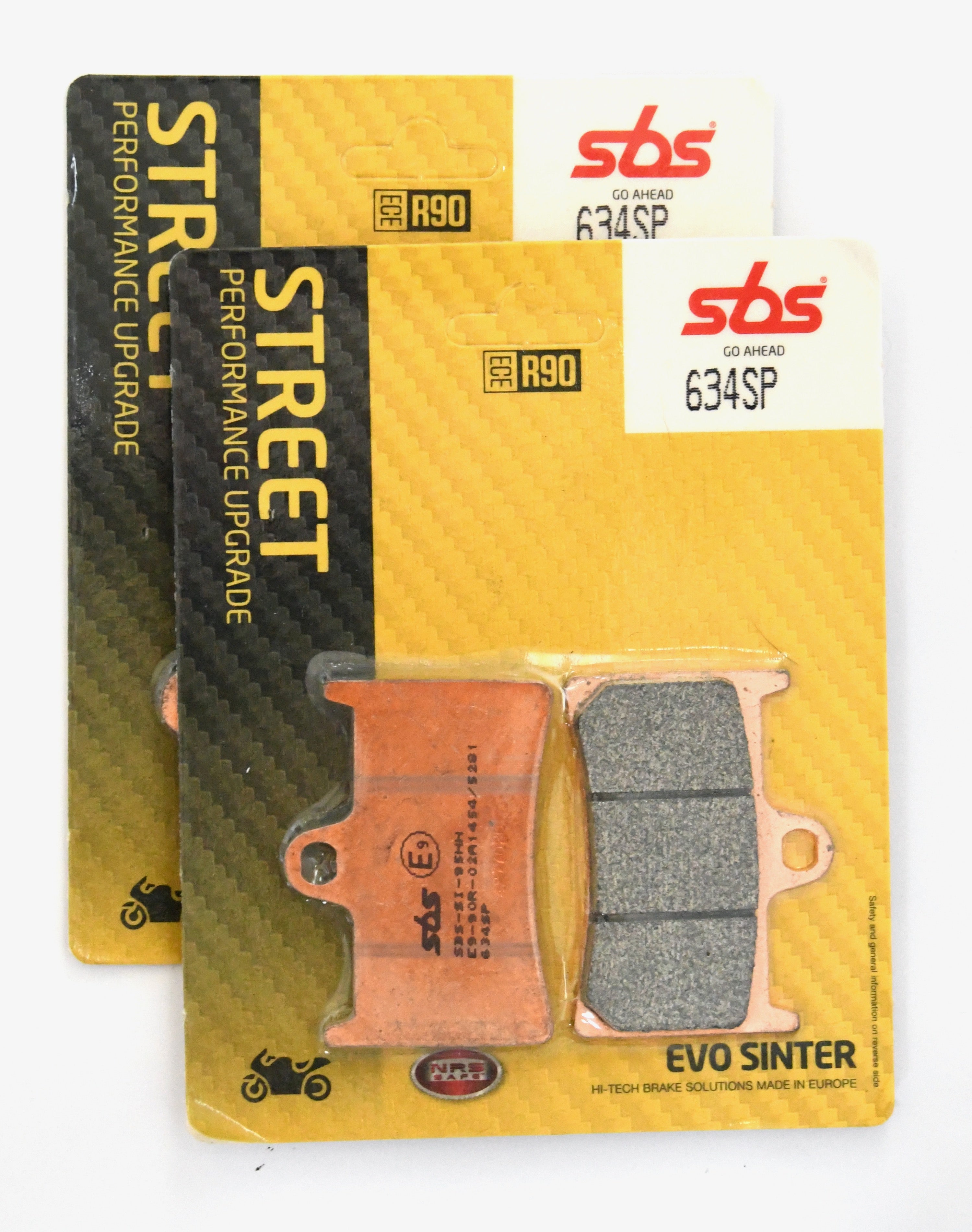 SBS 634SP Evo Sinter (Performance Upgrade) Brake Pads (Full Front Set)