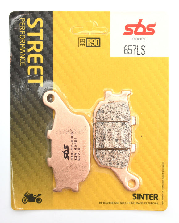 SBS 657LS Street Sinter Rear Brake Pads