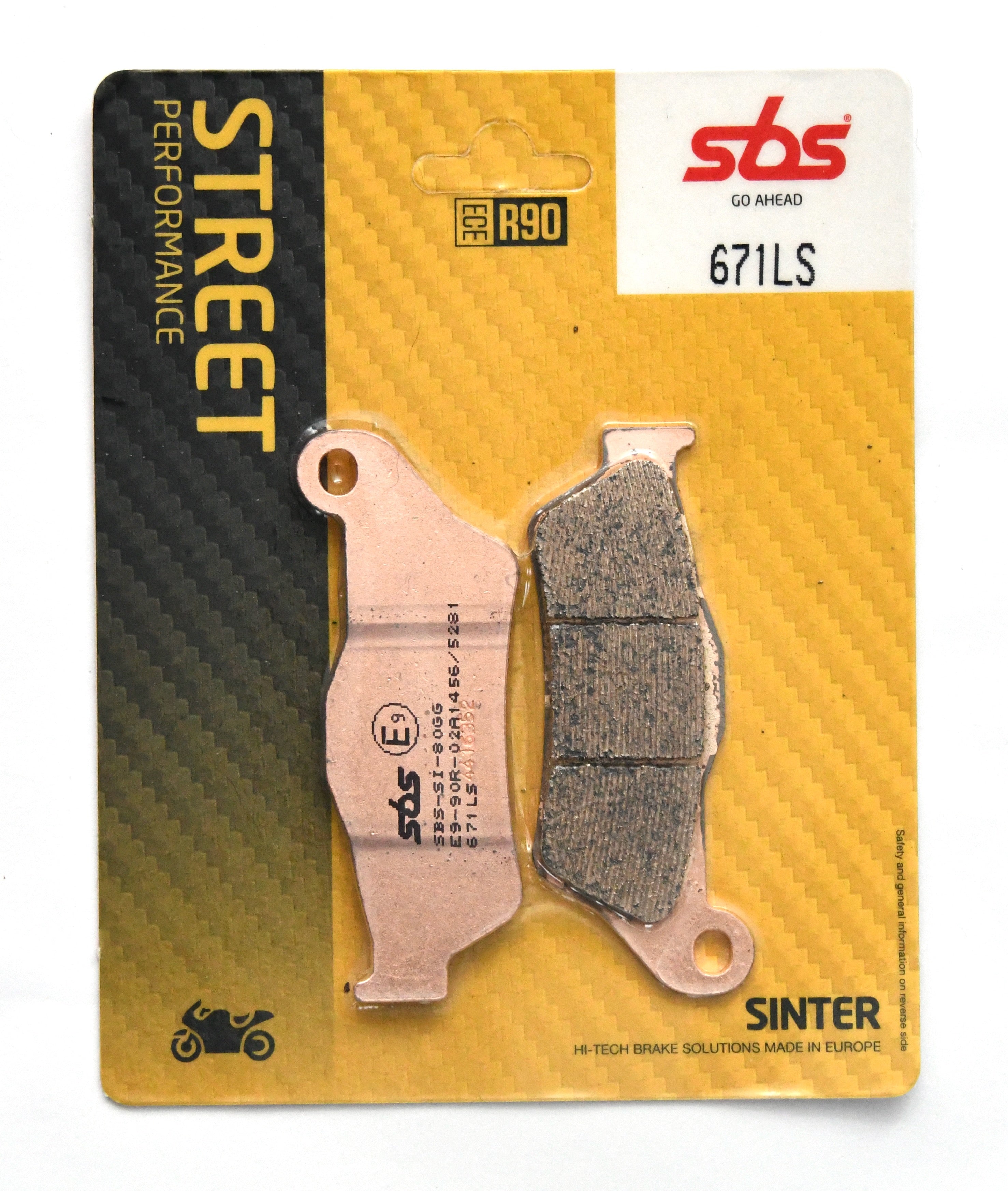 SBS Street Sinter Brake Pads 671LS - Rear