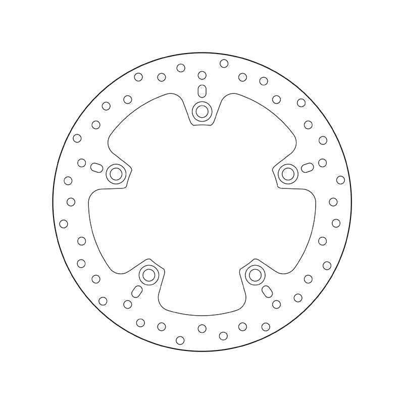 Brembo Serie Oro Fixed Brake Disc - Rear 68.B407.C0 265mm