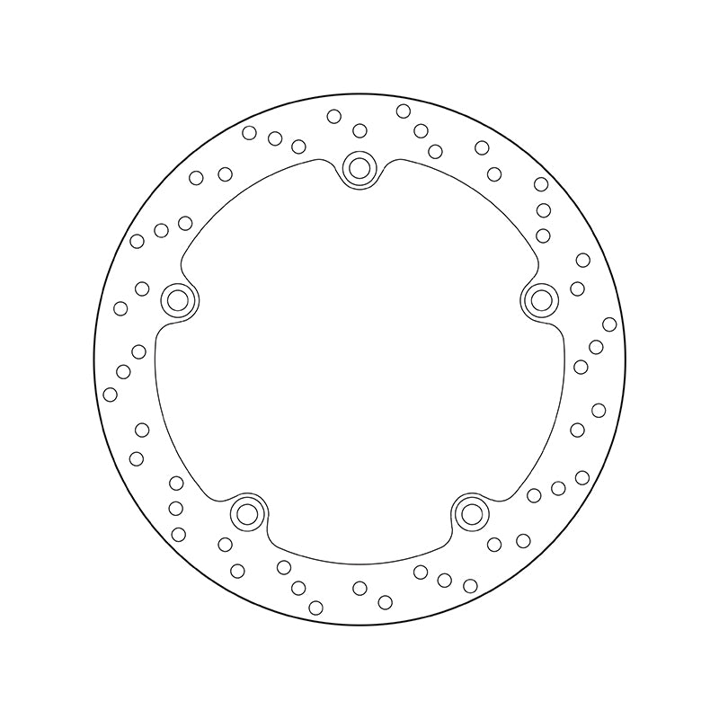Brembo Serie Oro Fixed Brake Disc - Rear (68.B407.C8)