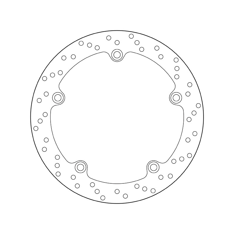 Brembo Serie Oro Fixed Brake Disc - Rear (68.B407.C8) - 0